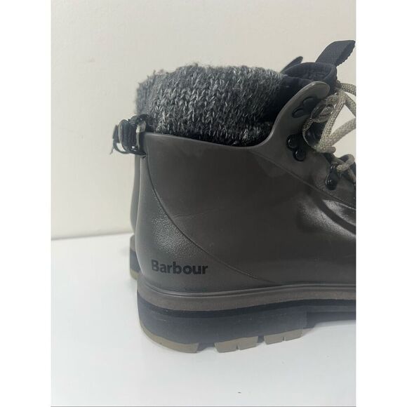 Barbour Men's Zed Hiker Cold Weather Boots Charcoal Gray Sz 11 - Picture 3 of 11